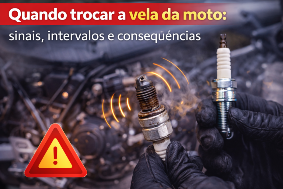 quando trocar a vela da moto