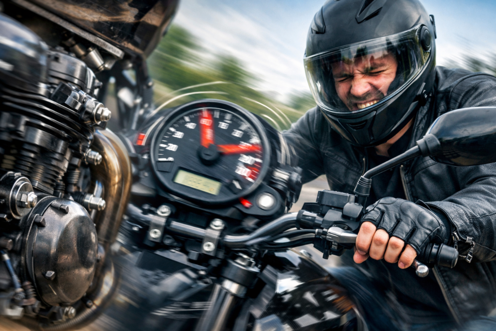 moto vibrando demais